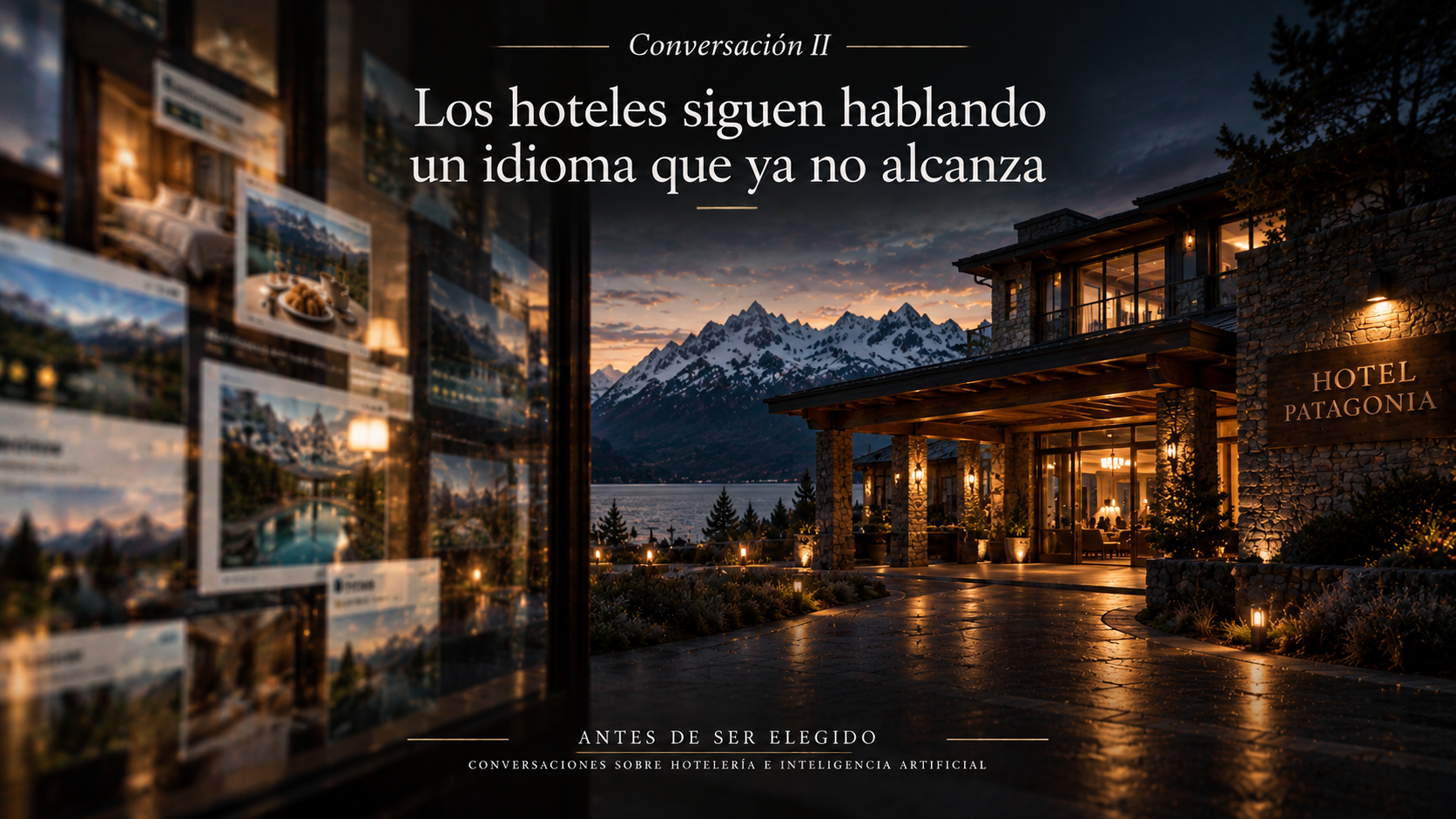 Pieza editorial de la Conversación II: Los hoteles siguen hablando un idioma que ya no alcanza