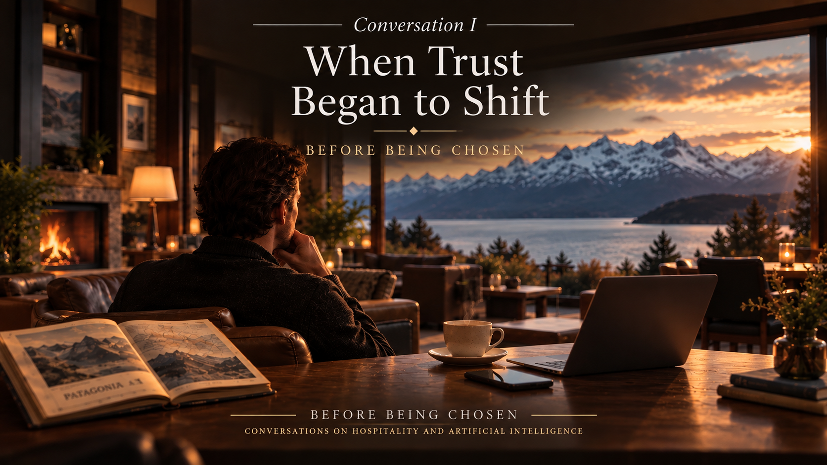 Editorial artwork for Conversation I: When Trust Began to Shift