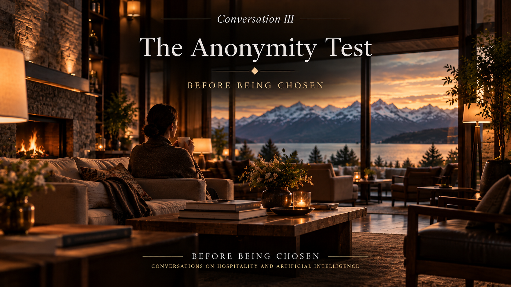 Editorial artwork for Conversation III: The Anonymity Test