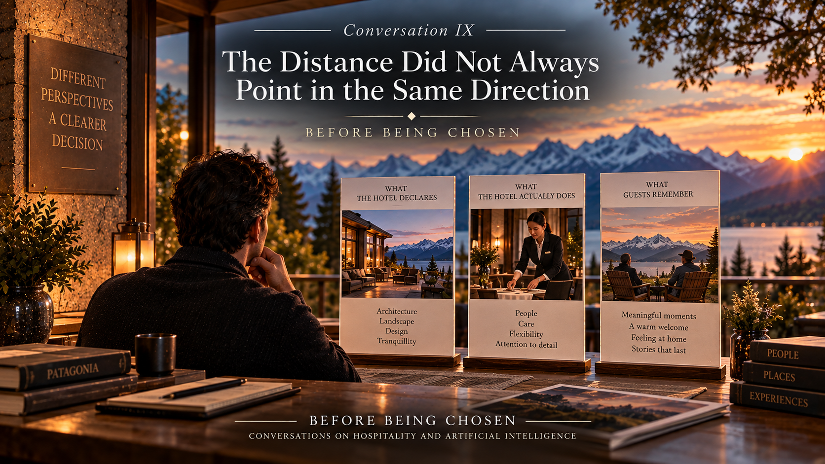 Editorial artwork for Conversation IX: The Distance Did Not Always Point in the Same Direction