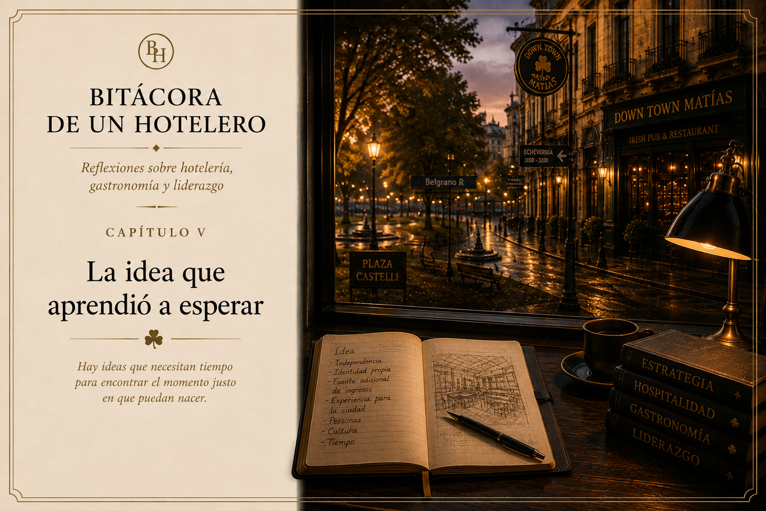Ilustración del capítulo V: La idea que aprendió a esperar