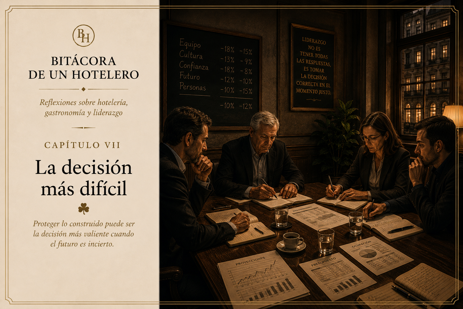 Ilustración del capítulo VII: La decisión más difícil