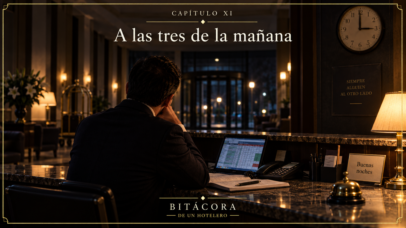 Ilustración del capítulo XI: A las tres de la mañana
