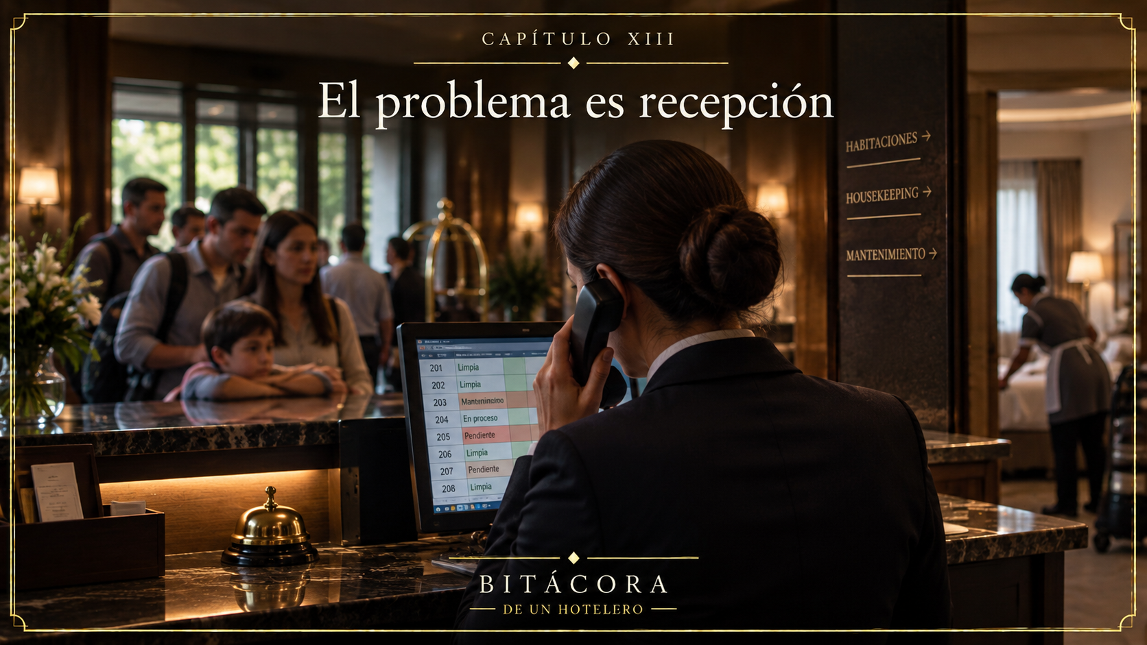 Ilustración del capítulo XIII: El problema es recepción