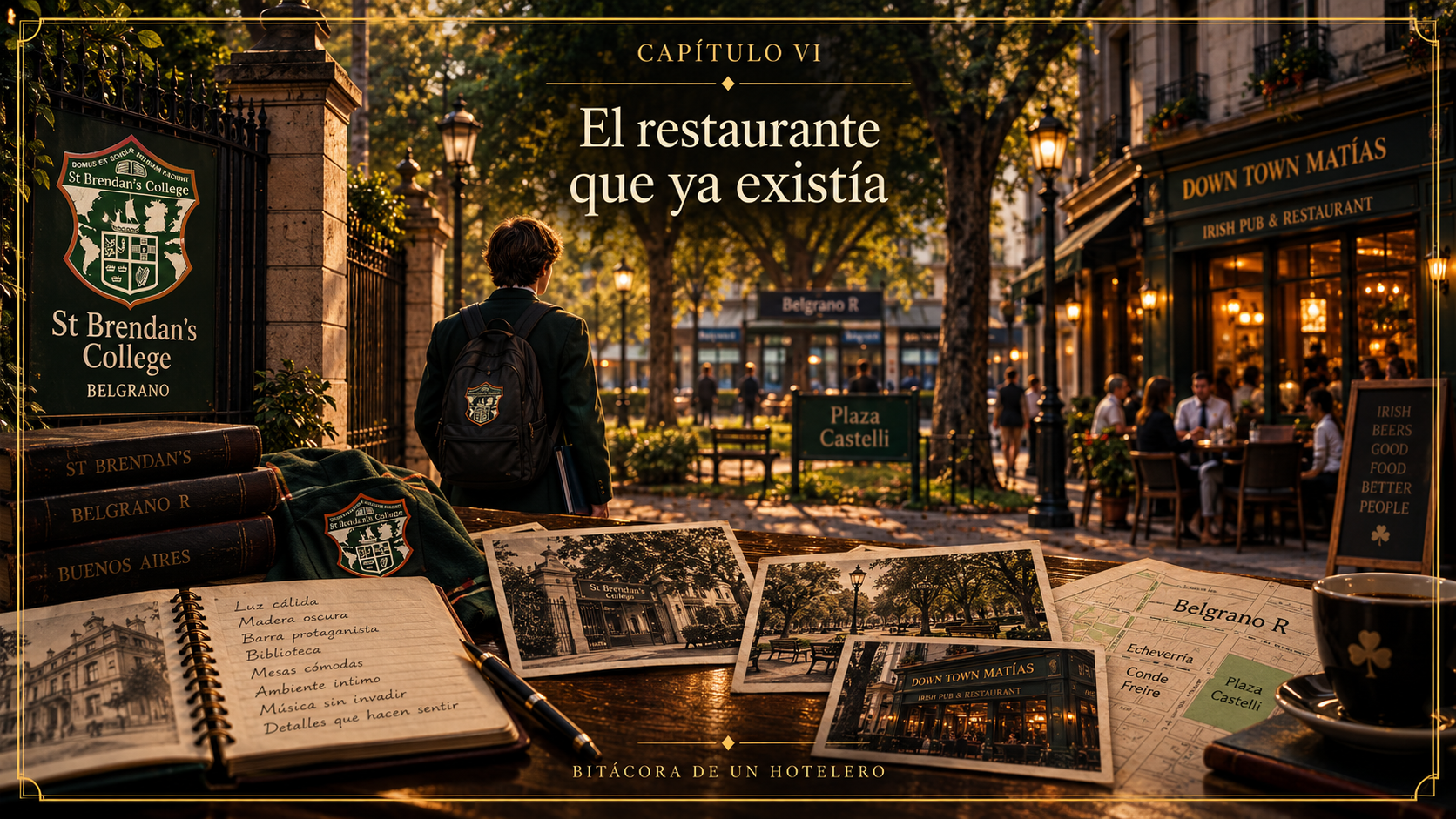 Ilustración del capítulo VI: El restaurante que ya existía