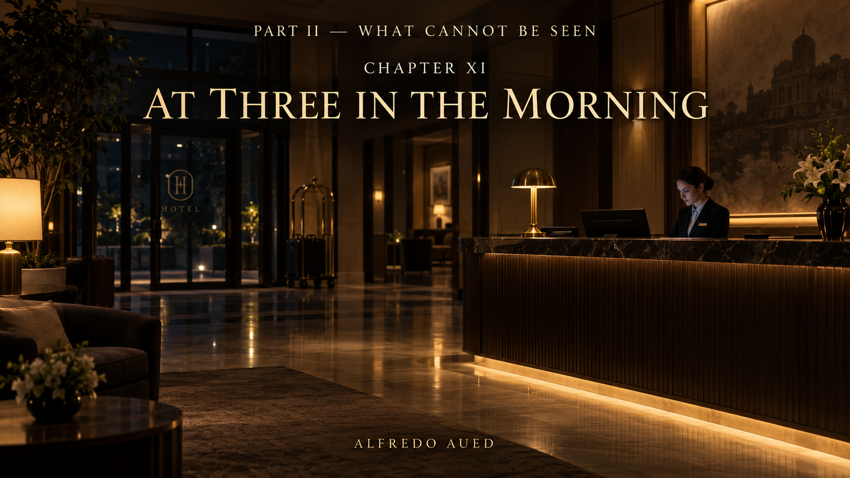 Editorial illustration for Chapter XI: At Three in the Morning