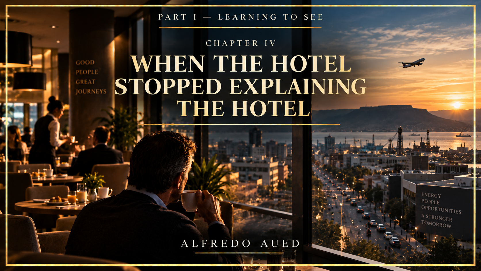 Editorial illustration for Chapter IV: When the Hotel Stopped Explaining the Hotel