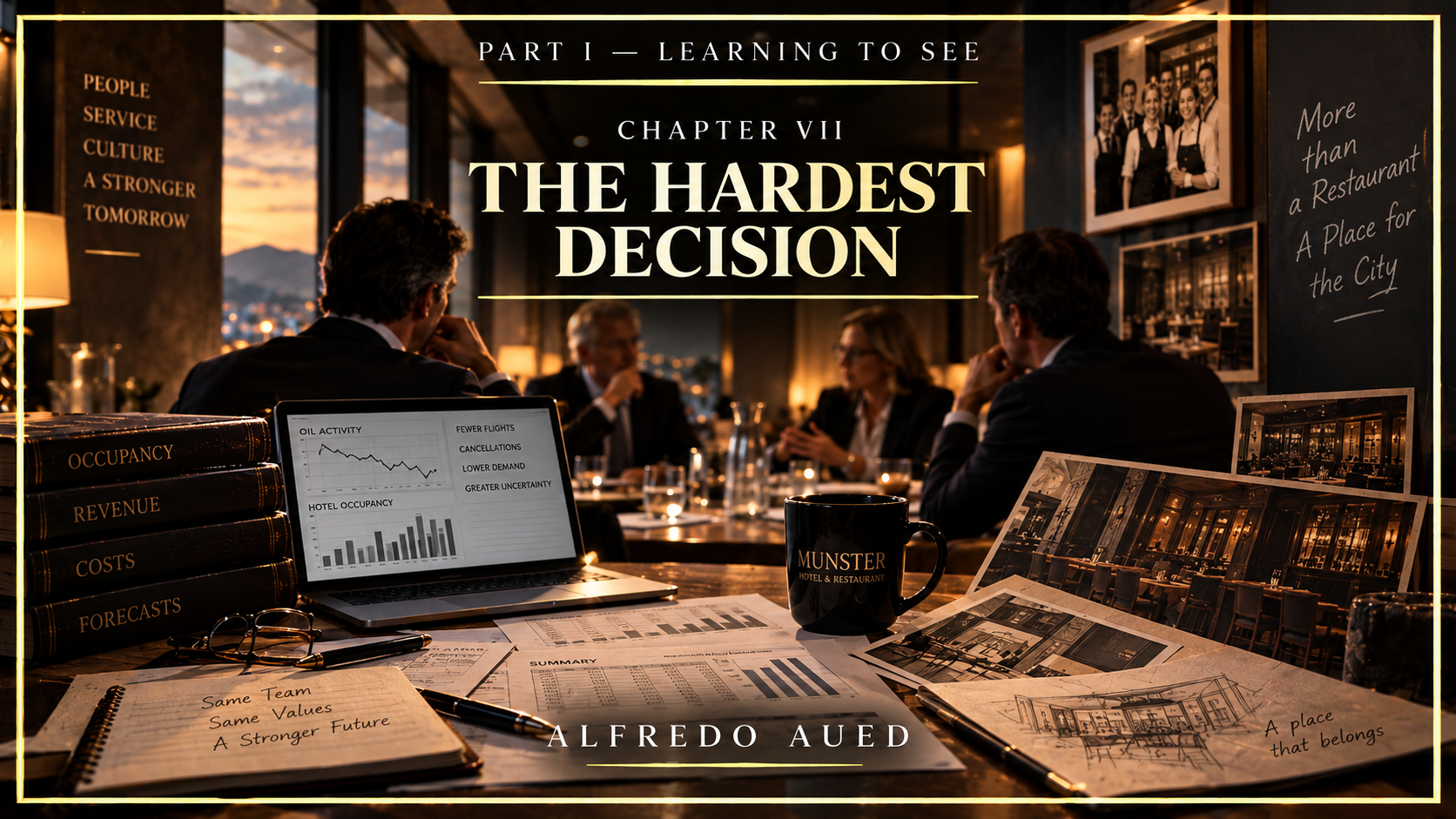 Editorial illustration for Chapter VII: The Hardest Decision